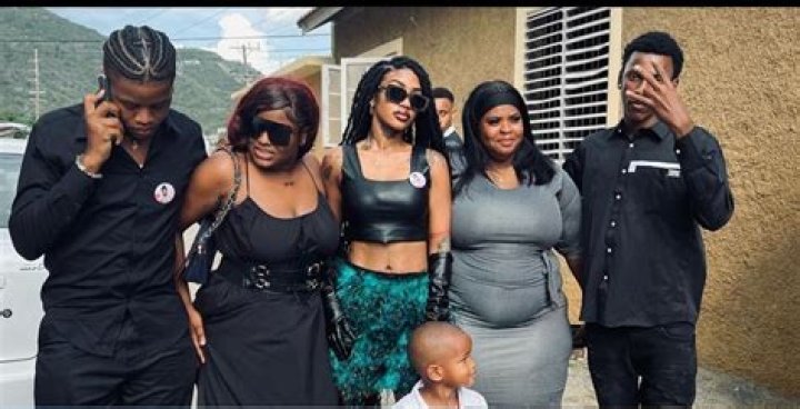 
Jada Kingdom, Her BF Nas EBK Attends Her Grandmother’s Funeral In Jamaica 